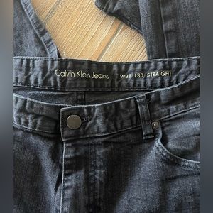 Calvin Klein faded black wash jeans